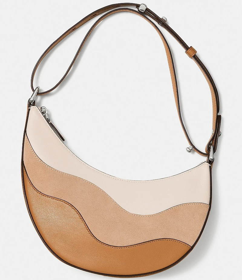 kate spade new york Duo Wavy Suede Convertible Crossbody Bag