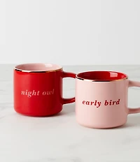 kate spade new york Early Bird & Night Owl, Mugs, Set of 2