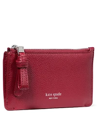kate spade new york East West Leather Zip Card Case