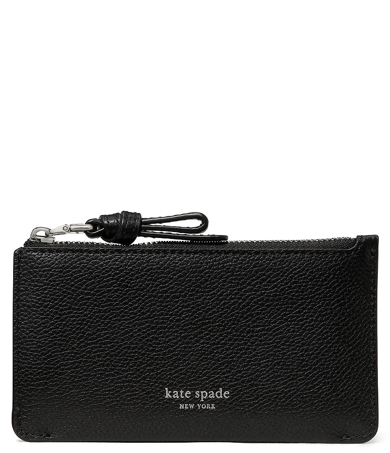kate spade new york East West Leather Zip Card Case