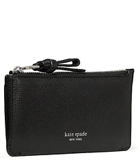 kate spade new york East West Leather Zip Card Case