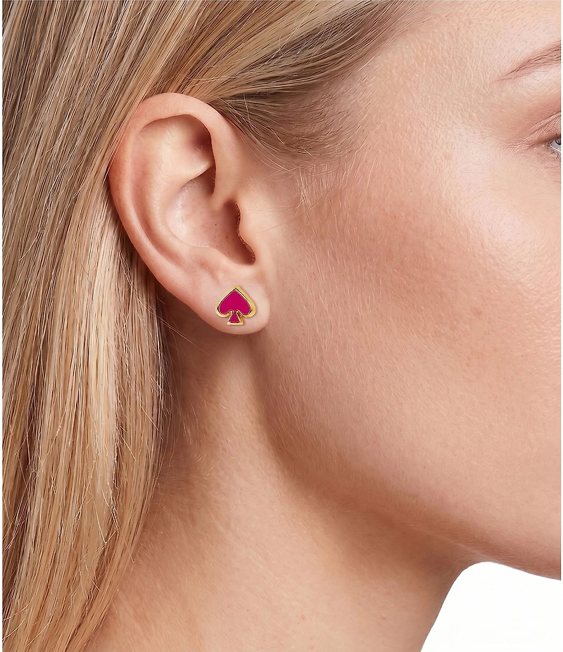 kate spade new york Everyday Spade Enamel Stud Earrings