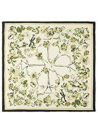 kate spade new york Floral Toile Silk Bandana Scarf
