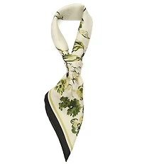 kate spade new york Floral Toile Silk Bandana Scarf