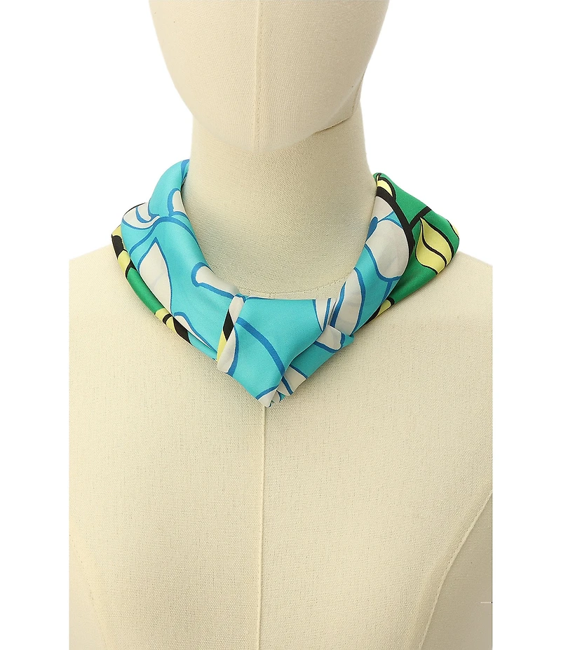 kate spade new york Floral Vines Silk Bandana Square Scarf