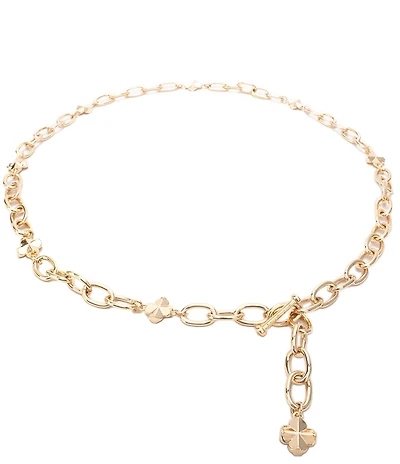 kate spade new york Flower Spade Chain Belt