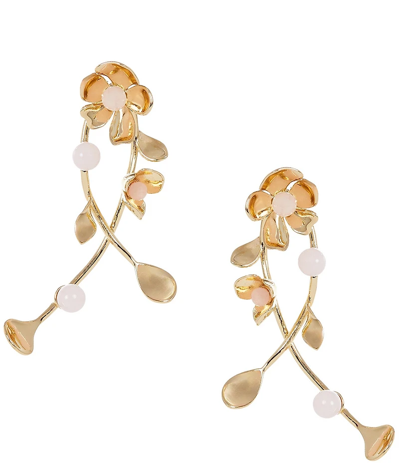 kate spade new york Gilded Garden Statement Drop Earrings