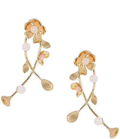 kate spade new york Gilded Garden Statement Drop Earrings