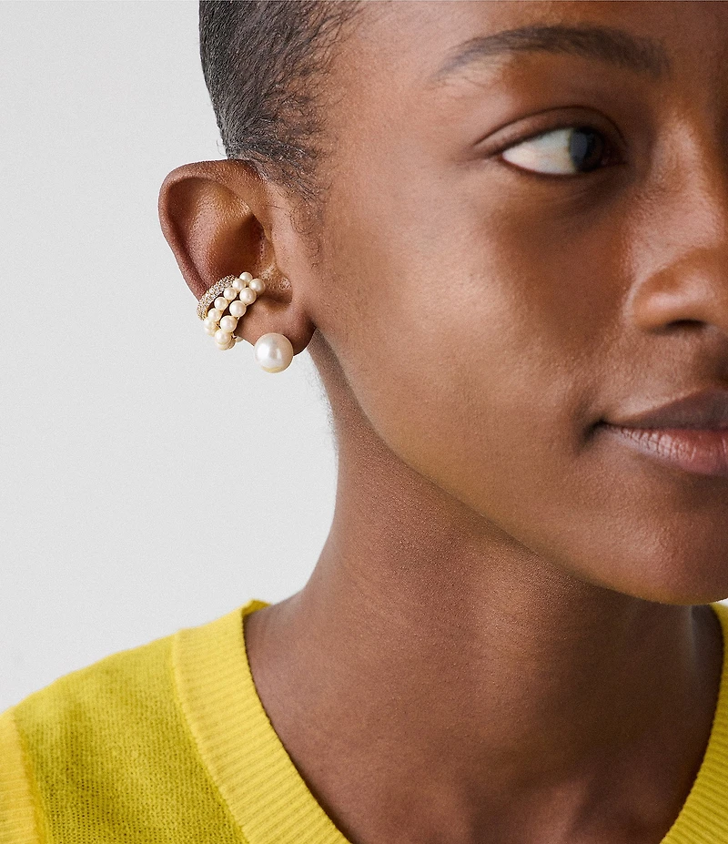 kate spade new york Girlie Pearlie Ear Cuff