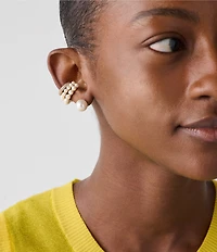 kate spade new york Girlie Pearlie Ear Cuff
