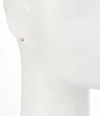 kate spade new york Girlie Pearlie Mini Bow Stud Earrings
