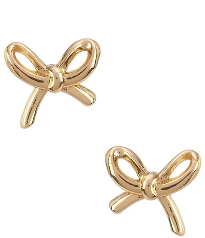 kate spade new york Girlie Pearlie Mini Bow Stud Earrings