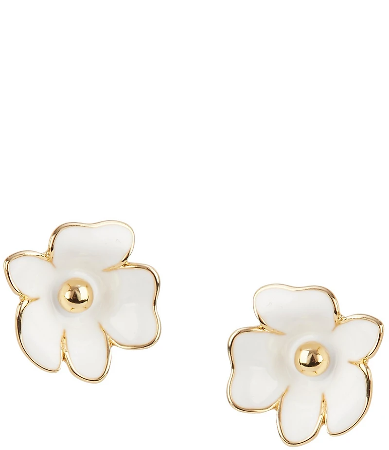 kate spade new york Golden Bloom Flower Stud Earrings