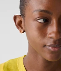 kate spade new york Golden Bloom Flower Stud Earrings