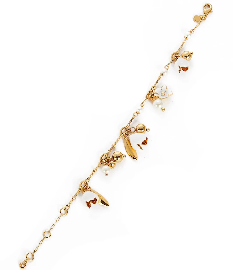 kate spade new york Golden Bloom Line Bracelet
