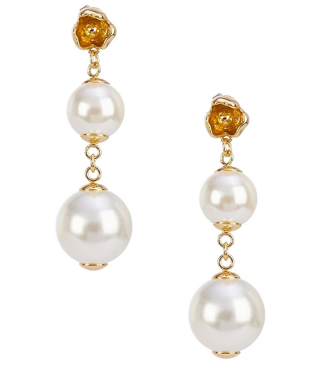 kate spade new york Golden Bloom Linear Earrings