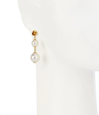 kate spade new york Golden Bloom Linear Earrings