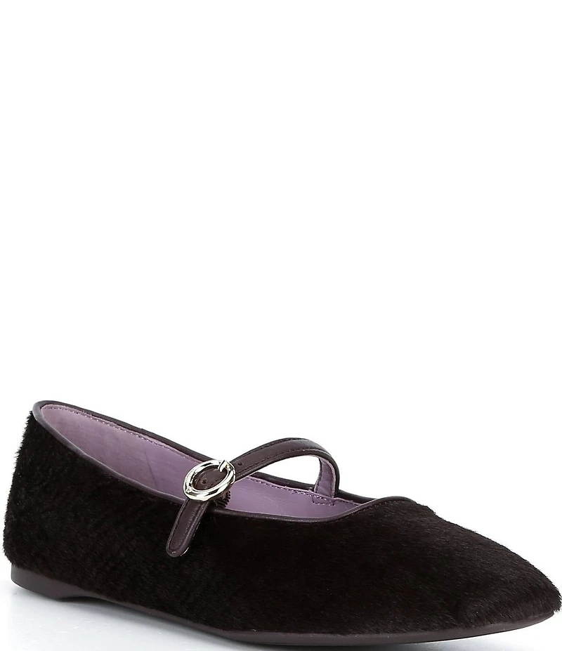 kate spade new york Halo Calf Hair Mary Jane Flats