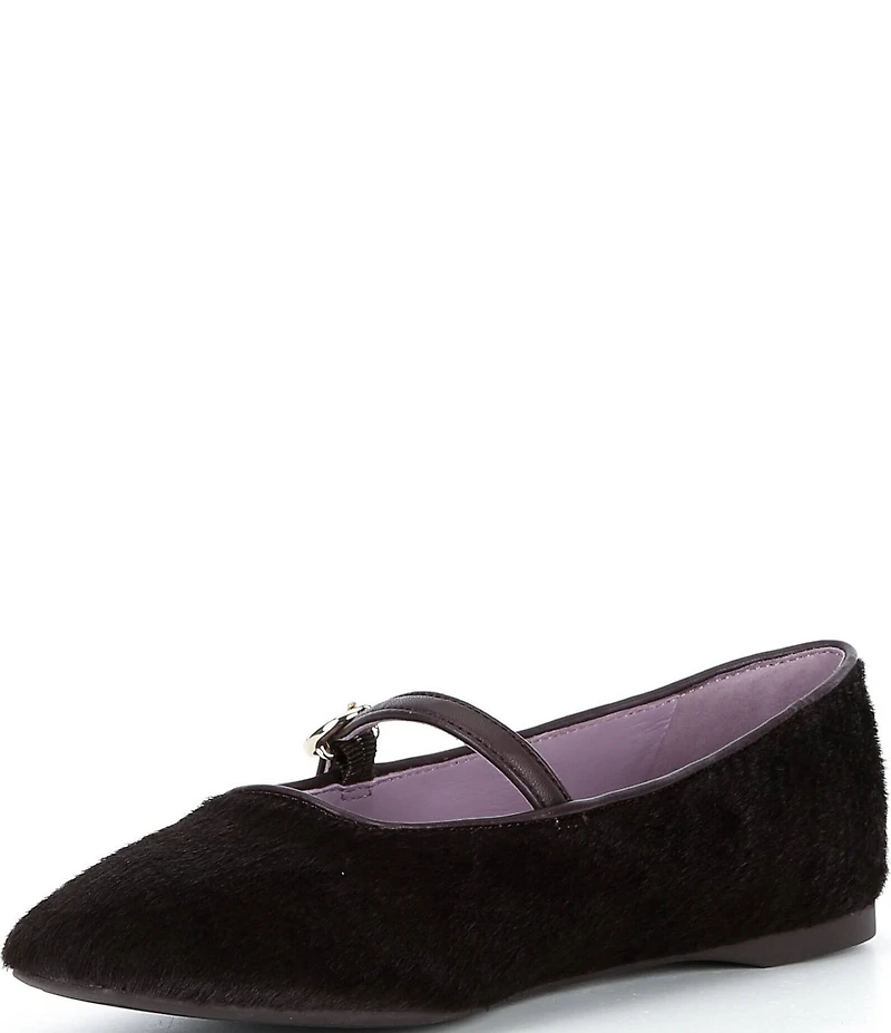kate spade new york Halo Calf Hair Mary Jane Flats
