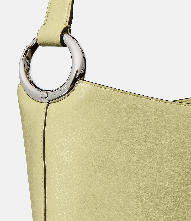 kate spade new york Halo Fine Grain Leather Bucket Bag