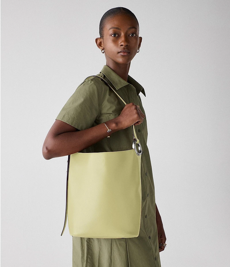 kate spade new york Halo Fine Grain Leather Bucket Bag