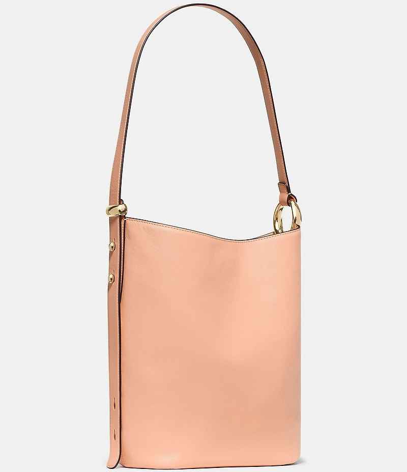 kate spade new york Halo Fine Grain Leather Bucket Bag