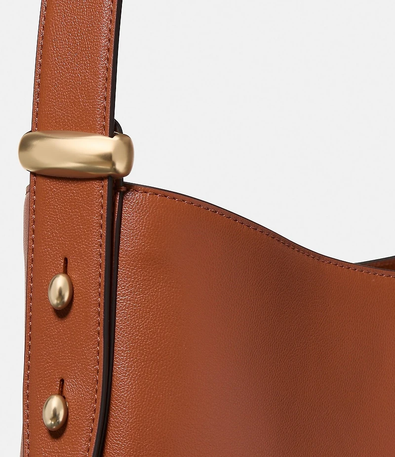 kate spade new york Halo Fine Grain Leather Bucket Bag