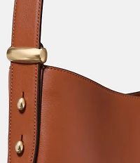 kate spade new york Halo Fine Grain Leather Bucket Bag