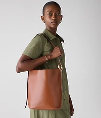 kate spade new york Halo Fine Grain Leather Bucket Bag