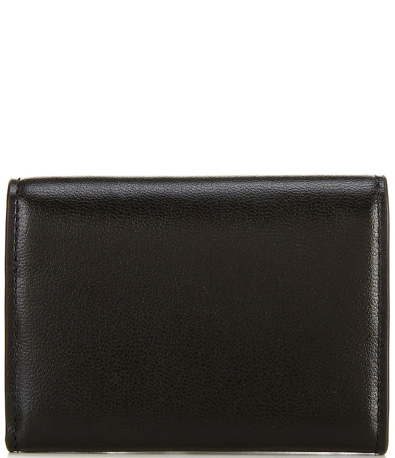 kate spade new york Halo Fine Grain Leather Card Case Trifold Wallet