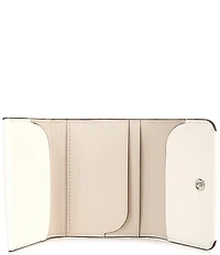 kate spade new york Halo Fine Grain Leather Card Case Trifold Wallet