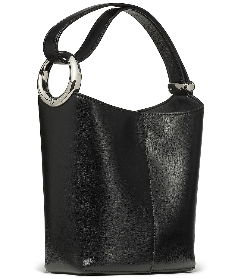 kate spade new york Halo Fine Grain Leather Mini Bucket