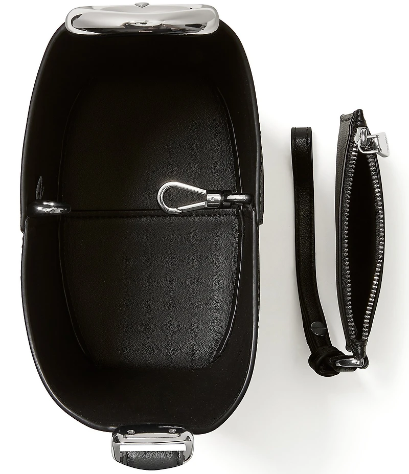 kate spade new york Halo Fine Grain Leather Mini Bucket