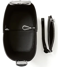 kate spade new york Halo Fine Grain Leather Mini Bucket