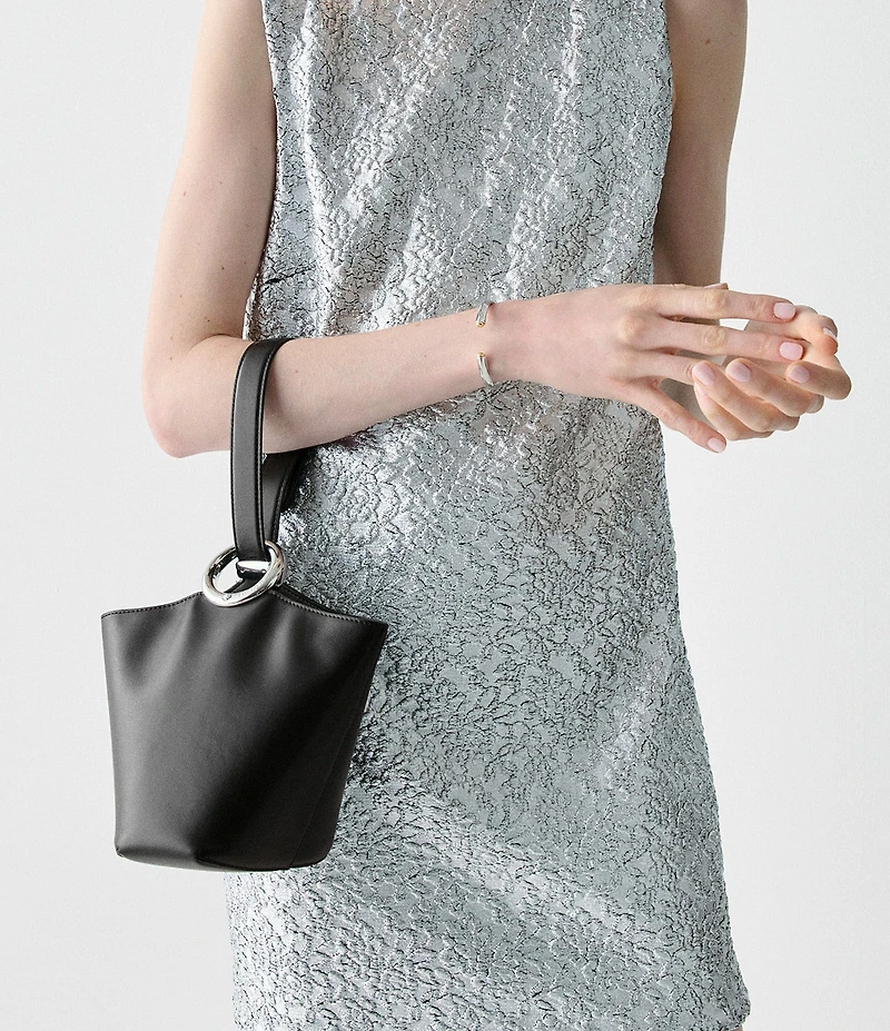 kate spade new york Halo Fine Grain Leather Mini Bucket