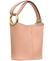 kate spade new york Halo Fine Grain Leather Mini Bucket