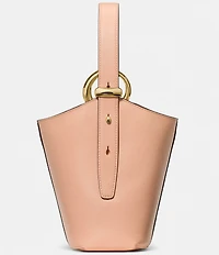 kate spade new york Halo Fine Grain Leather Mini Bucket
