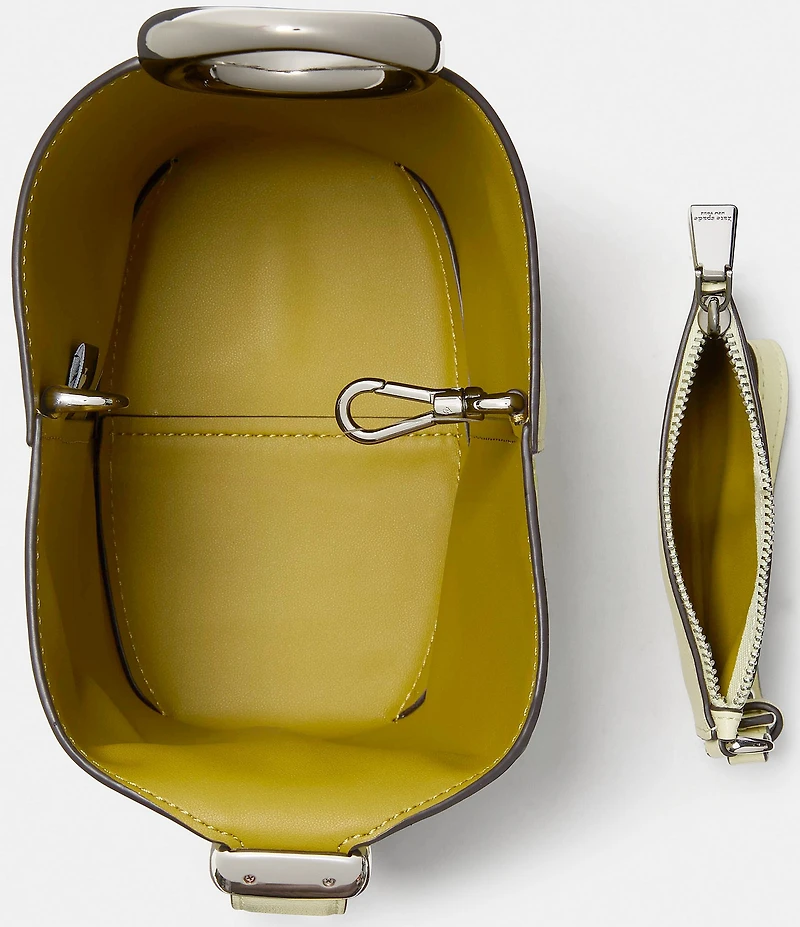 kate spade new york Halo Fine Grain Leather Mini Bucket