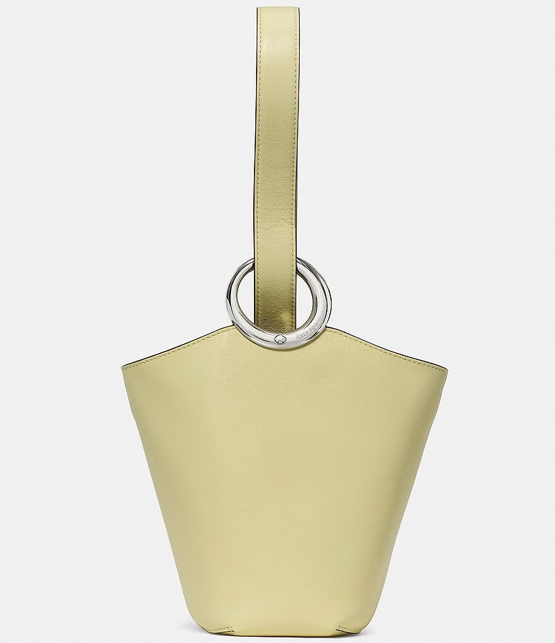 kate spade new york Halo Fine Grain Leather Mini Bucket