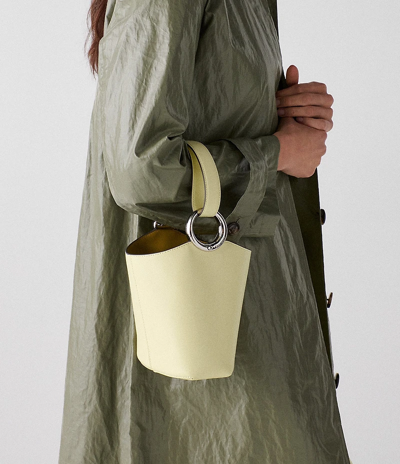 kate spade new york Halo Fine Grain Leather Mini Bucket