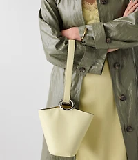 kate spade new york Halo Fine Grain Leather Mini Bucket