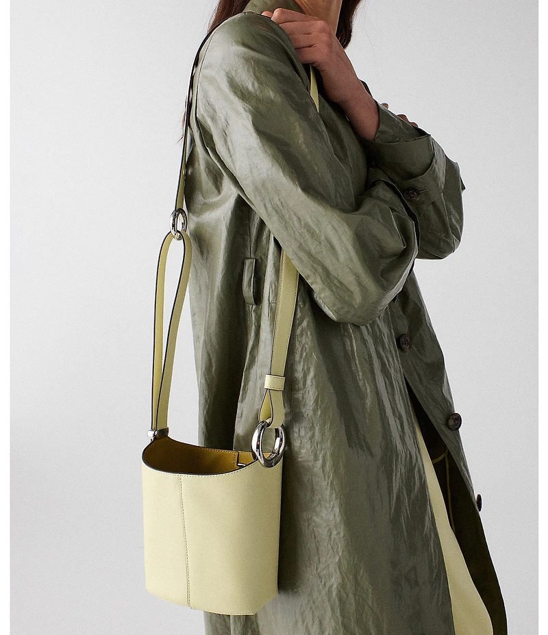 kate spade new york Halo Fine Grain Leather Mini Bucket