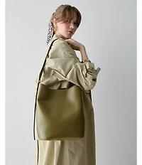 kate spade new york Halo Glazed Leather Bucket Bag