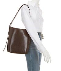 kate spade new york Halo Glazed Leather Bucket Bag