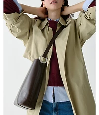 kate spade new york Halo Glazed Leather Bucket Bag
