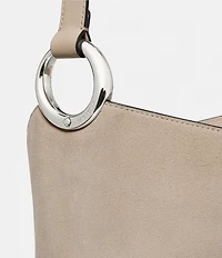 kate spade new york Halo Leather and Suede Bucket Bag