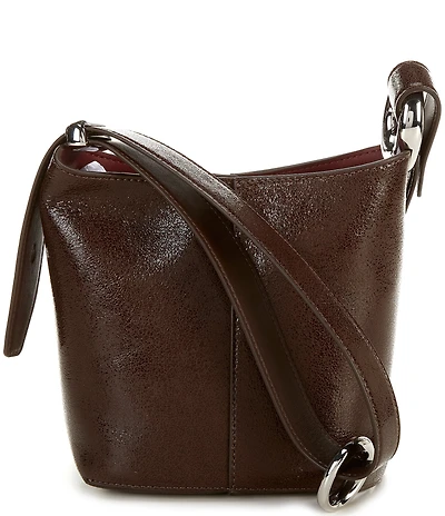 kate spade new york Halo Mini Glazed Leather Bucket Bag