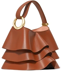 kate spade new york Halo Pleated Wave Leather Mini Bucket Bag