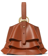 kate spade new york Halo Pleated Wave Leather Mini Bucket Bag