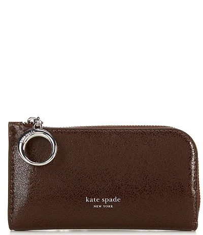 kate spade new york Halo Small Glazed Leather Slim Bifold Wallet